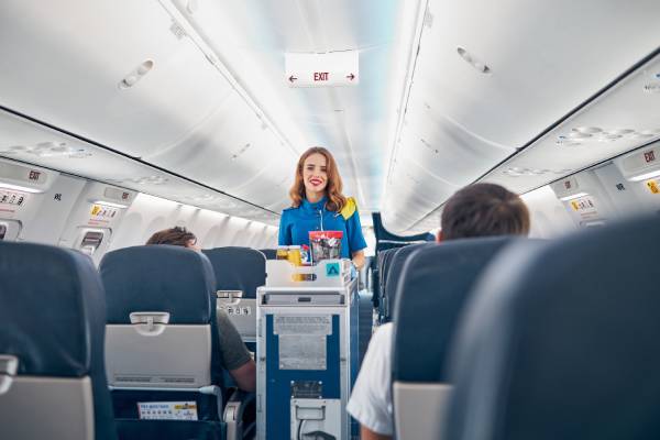 Följebrev till flygvärdinna